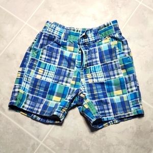 𝅺IZOD infant baby boy shorts plaid size 18 months